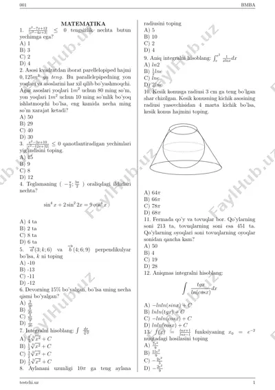 bmba matematika 2025 dtm — PDF