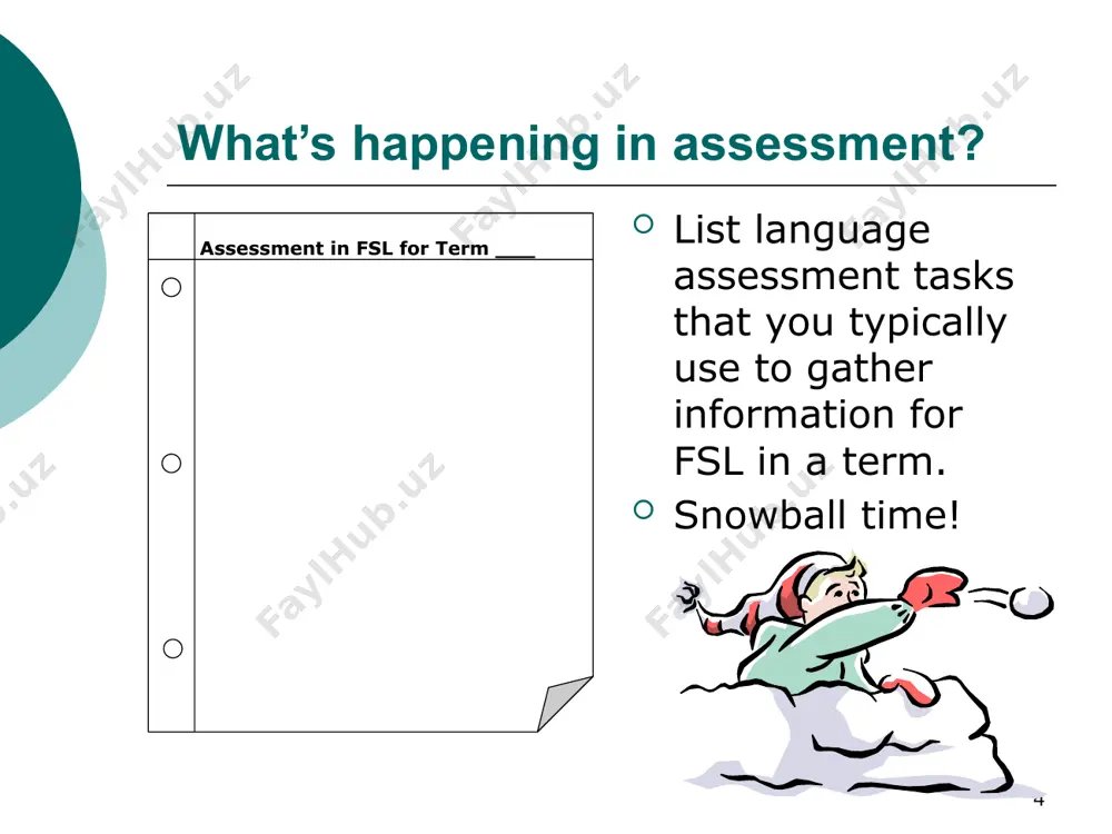 teaching evaluation system in teaching a foreign language - Page 4
