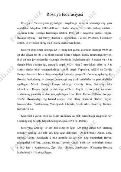 rossiya federasiyasi 2 — DOC