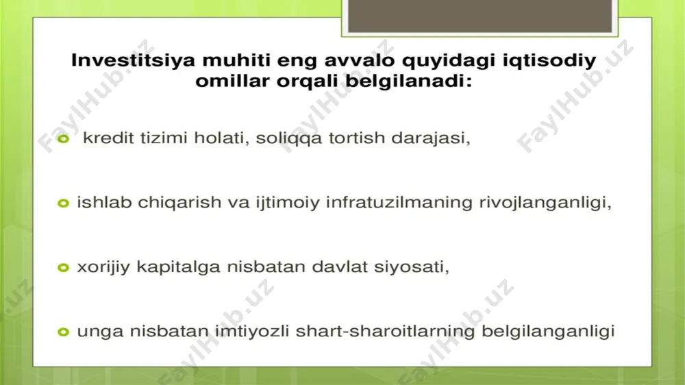 investitsiyadasturining mohiyati va axamiyati - Page 4