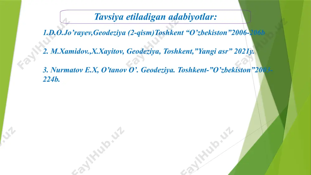 poligonometrik tarmoqni ketma-ket yaqinlashtirish usulida tenglashtirish - Page 3
