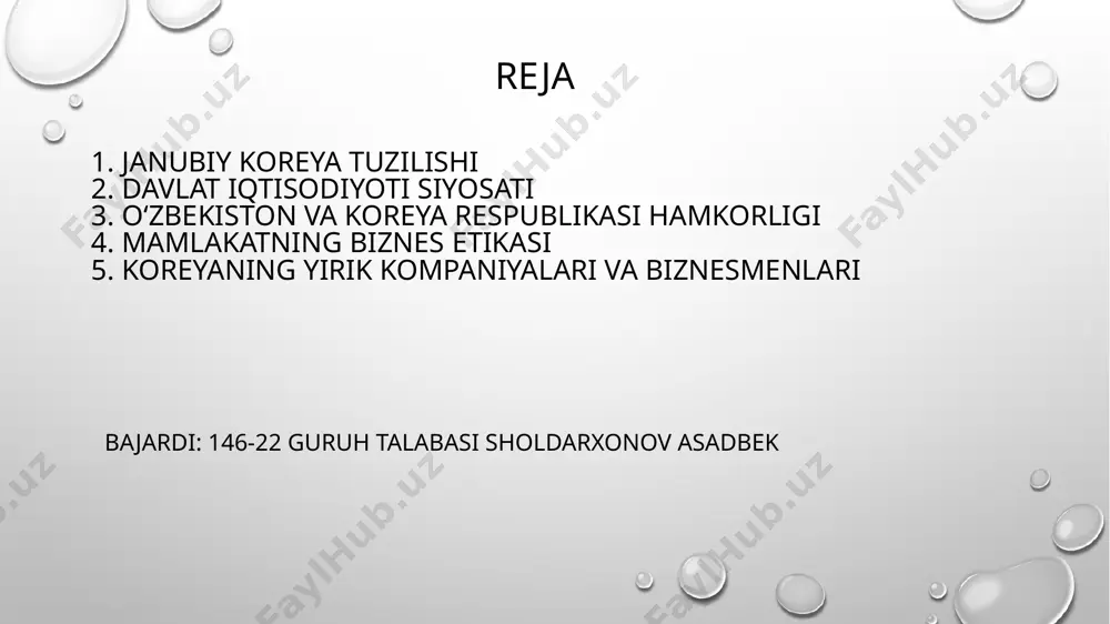 diqlaganida, u xalqaro huquq asosida to’liq mustaqil va suveren davlatga aylandi.1950 yil 25 iyunda koreya urushi boshlandi.ko’p vayronagarchiliklardan so’ng, urush 1953 yil 27 iyulda tugadi, 1948 yildagi status-kvo qayta tiklandi, chunki na kxdr, na birinchi respublika bo’lingan koreyaning boshqa qismini bosib olishga muvaffaq bo’lmadi.yarim orol koreya demilitarizatsiya zonasi tomonidan bo’lindi va ikkita alohida hukumat shimoliy va janubiy koreyaning mavjud siyosiy tuzilmalariga barqarorlashdi.janubiy koreyaning keyingi tarixi demokratik va avtokratik boshqaruv davrlarining almashinishi bilan ajralib turadi.fuqarolik hukumatlari shartli ravishda singman rining birinchi respublikasidan hozirgi oltinchi respublikagacha raqamlangan.dastlab demokratik bo’lgan birinchi respublika 1960 yilda qulagunga qadar tobora avtokratik bo’lib qoldi. ikkinchi respublika demokratik edi, biroq bir yil ichida ag’darib tashlandi va o’rniga avtokratik harbiy rejim o’rnatildi.uchinchi, toʻrtinchi va beshinchi respublikalar nominal jihatdan demokratik boʻlgan, lekin ular harbiy boshqaruvning davomi sifatida qabul qilingan.hozirgi oltinchi respublika bilan mamlakat asta-sekin liberal demokratiyaga barqarorlashdi.janubiy koreya tashkil etilganidan beri ta’lim, iqtisodiyot va madaniyatda sezilarli rivojlanishga erishdi.1960-yillardan buyon mamlakat …
