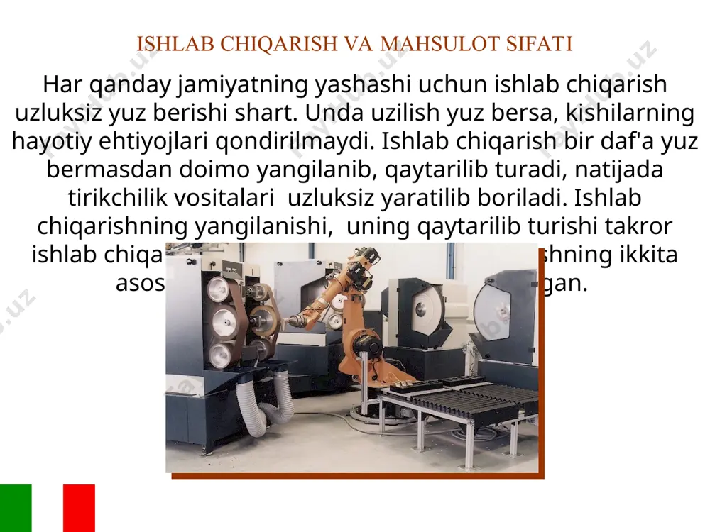 ishlab chiqarish va mahsulot sifati - Page 5