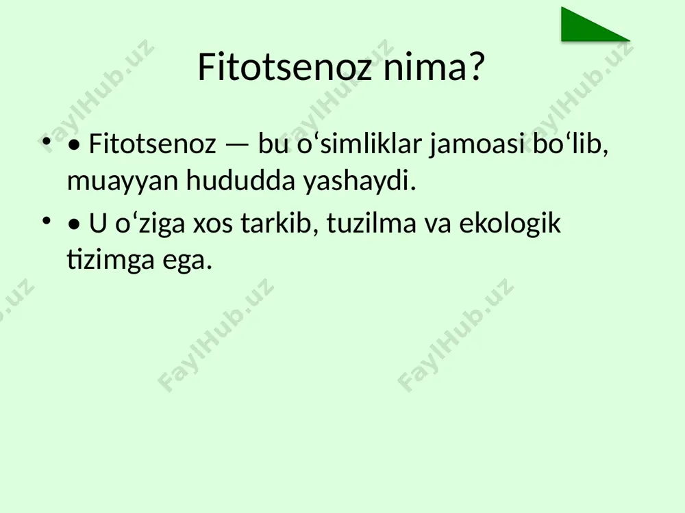 fitotsenoz gorizontlari va ularning tiplari - Page 2