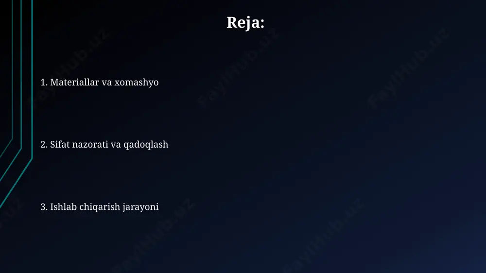 ta navi muhim, uzun tolali paxta (1 1/8 dyuymdan uzun) yuqori mustahkam ip ishlab chiqarish uchun afzalroq, aks holda ip sifati past bo'lishi mumkin. kirish kirish - bu tolaning qattiqligini oshirish uchun ishlatiladigan kimyoviy ishlov berish jarayoni bo'lib, bu tikuv paytida ishqalanishga chidamliligini 20% ga oshiradi. ba'zi kirish usullari iplarning yuzasida silikon qoplamasini hosil qiladi, bu esa ishqalanish koeffitsientini 0,2 ga kamaytiradi va tikuv paytida yaxshiroq ishlashni ta'minlaydi. quritish va sozlilikni oshirish quritish jarayoni ipning mustahkamligini oshirish uchun 60-80°c haroratda amalga oshiriladi, bu esa polimer zanjirlarining qisman kristallanishiga olib keladi. sozlilikni oshirish uchun silikon moyi yoki maxsus mumlar qo'llaniladi, bu ipning ishqalanish koeffitsientini kamaytiradi va tikuv mashinasida muammosiz harakatlanishini ta'minlaydi. sifat nazorati sifat nazorati jarayonida ipning mustahkamligi sinovi o'tkaziladi, bu 10 ta ipdan kamida 8 tasining belgilangan yukga bardosh berishini ta'minlaydi. ipning chidamliligini oshirish uchun sifat nazorati ishqalanishga qarshilik sinovini o'tkazadi, bunda 5000 sikldan keyin sezilarli darajada yirtiqlar bo'lmasligi kerak. …