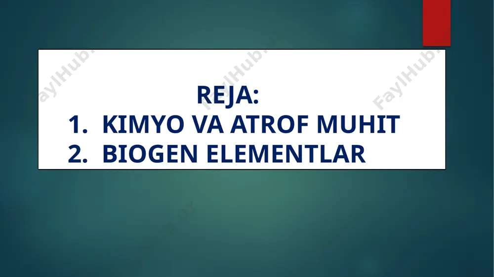 biojen elementlar - Page 2