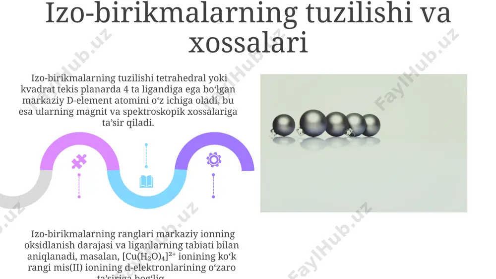 d-elementlarning izo-, perokso- va geteropolit birikmalari va ularning xossalari - Page 5