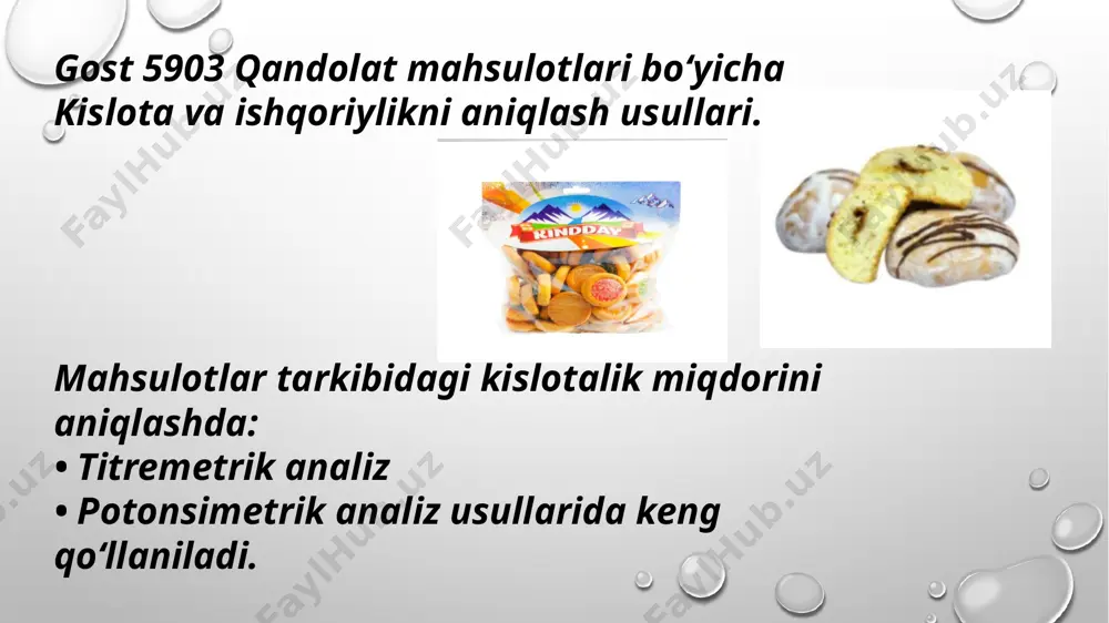 qandolat mahsulotlarini tahlil qilish - Page 5