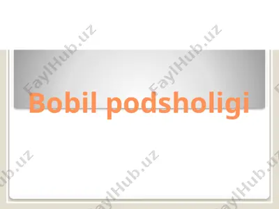 bobilpodsholigi — PPTX