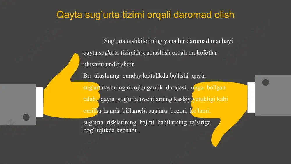 sug’urta tashkiloti daromadlari va xarajatlari - Page 5
