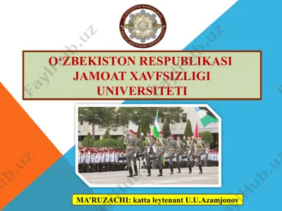 o‘zbekiston milliy innovatsion tizimi — PPTX