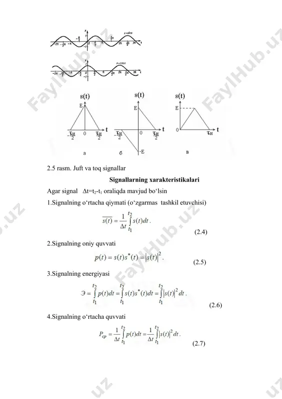 signallarni vaqt diskrеt funksiyаsi sifatida ifodalash - Page 5