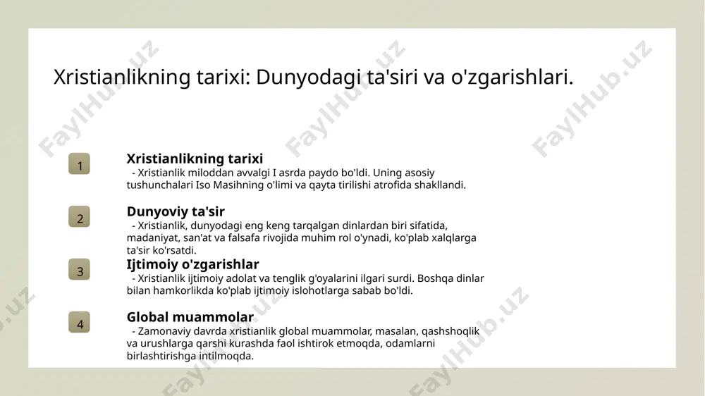 xristian dinining tarixi va asosiy gʻoyalari - Page 5