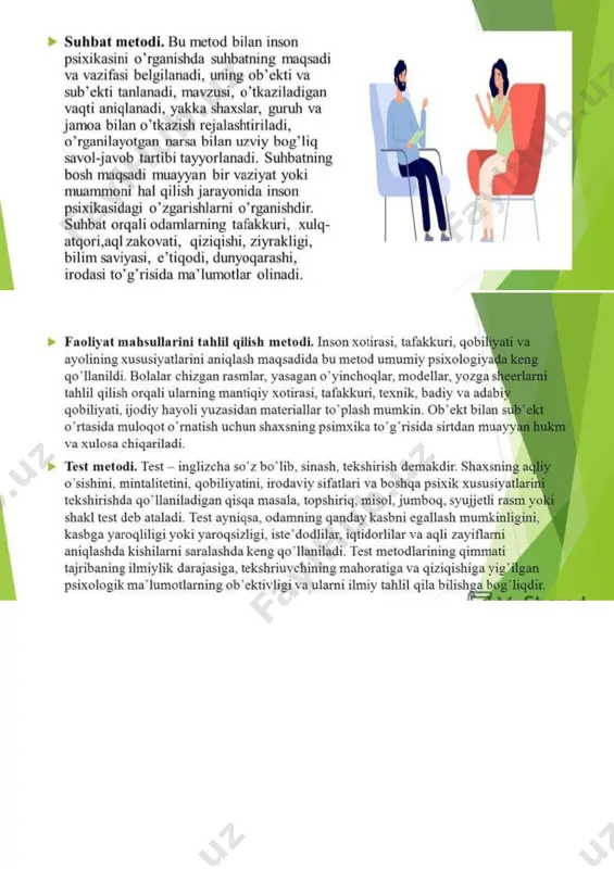 psixologiyaning tadqoqot metodlari - Page 3