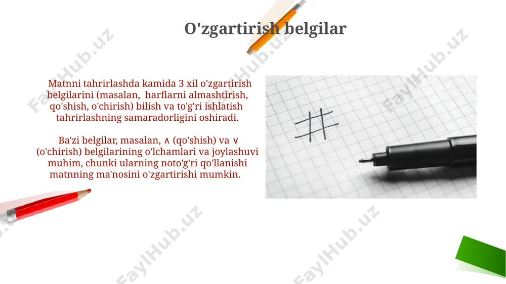 matn terish belgilari - Page 4
