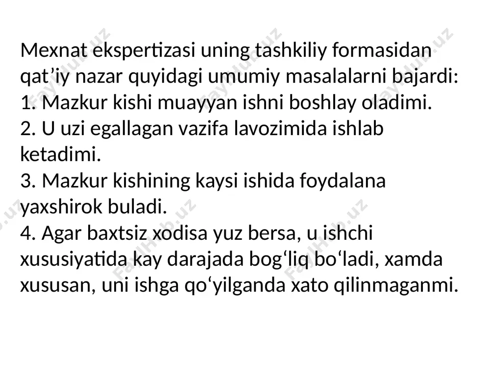 mehnat ekspertizasining tashkiliy masalalari - Page 3