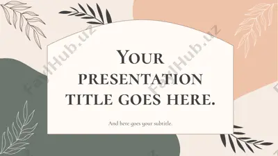 your presentation title goes here. — PPTX