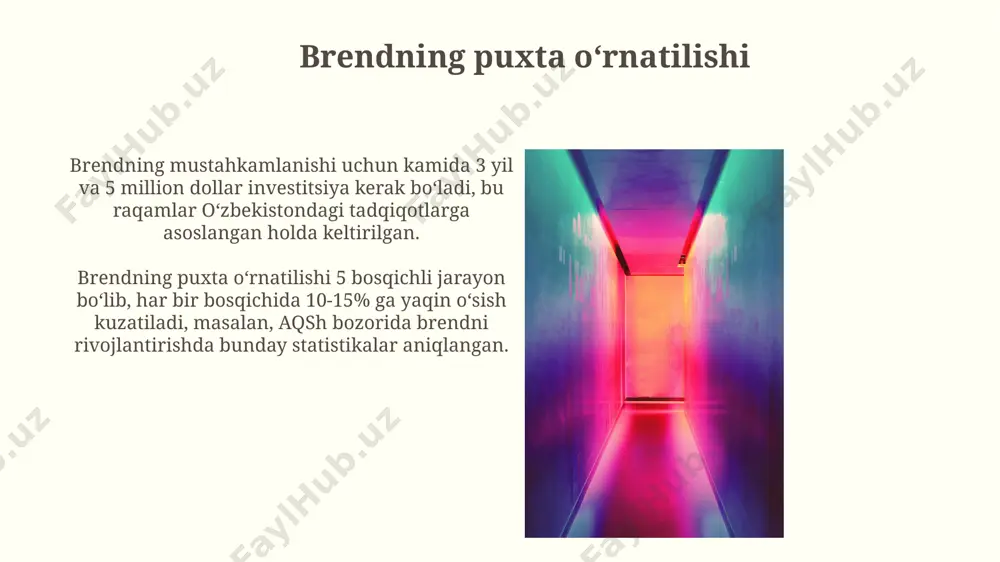 korxonalarda brendni tayyorlash bosqichlari va uni xususiyatlari - Page 5