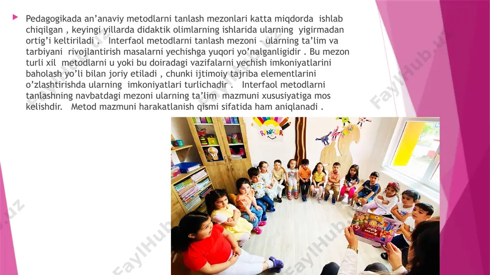 interfaol metdlar va ularning tavsifi - Page 5