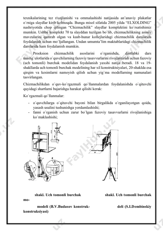 o’qitish vositalari va ko`rgazmali qo`llanmalar - Page 5
