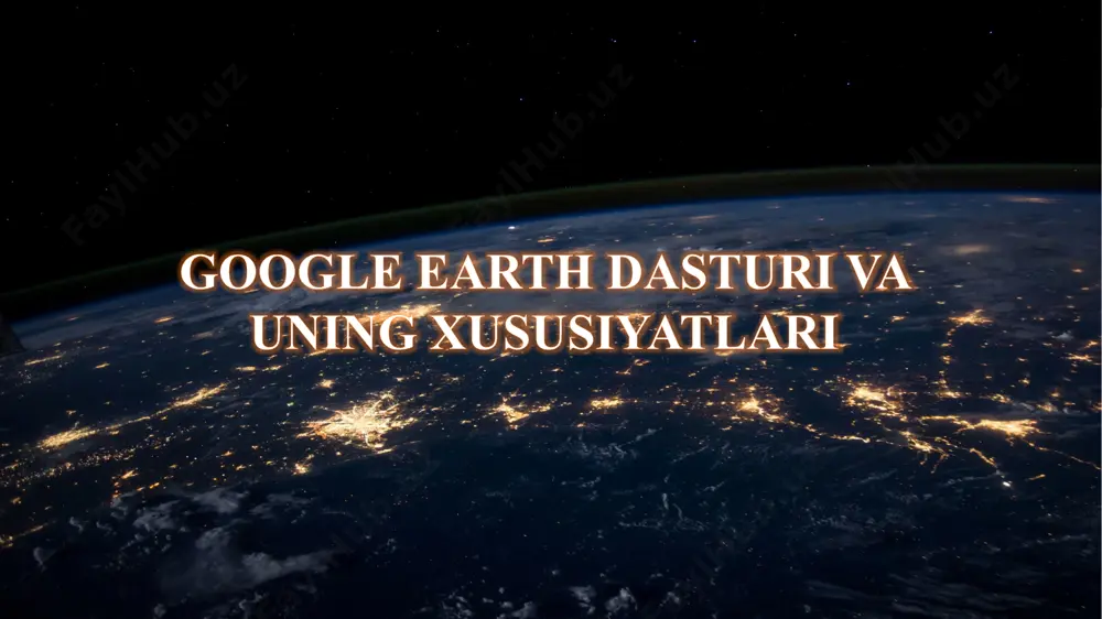 tasviriga barcha turdagi belgilarni qo'yish imkonini beradi. foydalanuvchi tomonidan talab qilinadigan bir yoki boshqa qatlamni ko'rsatish uchun siz faqat rasmdagi kabi kerakli qatlam yonidagi katakchani belgilashingiz kerak. qatlamlar: chegaralar va sarlavhalar davlatlar, orollarning chegaralari va nomlarini, aholi punktlari, suv omborlari va tog'larning nomlarini ko'rish imkonini beradi. qatlamlar: teglar ular xaritada shaharning diqqatga sazovor joylari, metro bekatlari, ta’lim muassasalari, ko‘ngilochar majmualar, restoranlar va hokazolarni ko‘rsatish imkonini beradi. qatlamlar: fotosuratlar ushbu funktsiyani ulash dastur foydalanuvchilari tomonidan yaratilgan va dasturga biriktirilgan rasmlarni ko'rsatadi. fotosuratlarni panoramik va uch o'lchamli (360 darajali fotosurat) ga ajratish mumkin. qatlamlar: yo'llar ushbu qatlam yo'llarni ajratib ko'rsatadi, xarita yaqinlashganda, eng muhim yo'llardan qishloq yo'llariga transport yo'nalishlari ko'rsatila boshlaydi. qatlamlar: okean ushbu qatlam sizga dasturning sayyorani xaritada ko'rsatish kabi xususiyatlarini o'rganishga imkon beradi qatlamlar: ob-havo bu qatlam butun sayyoradagi ob-havoni kuzatish imkonini beradi. 3d bu xususiyat barcha turdagi ob'ektlarni (hatto daraxtlarni) 3d ko'rinishida ko'rish imkonini beradi. ko'pgina yirik shaharlar google …