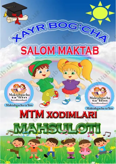 xayr bog‘cha – salom maktab — PDF