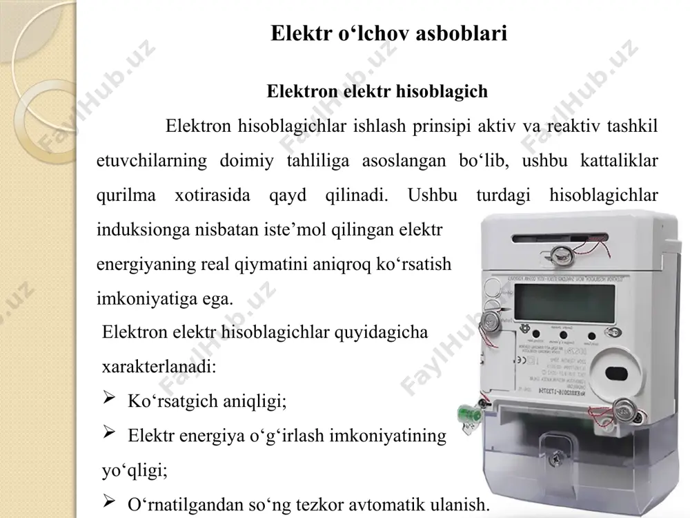 elektr energiyasi hisoblagichlari - Page 5