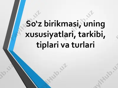 so‘z birikmasi haqida tushuncha — PDF