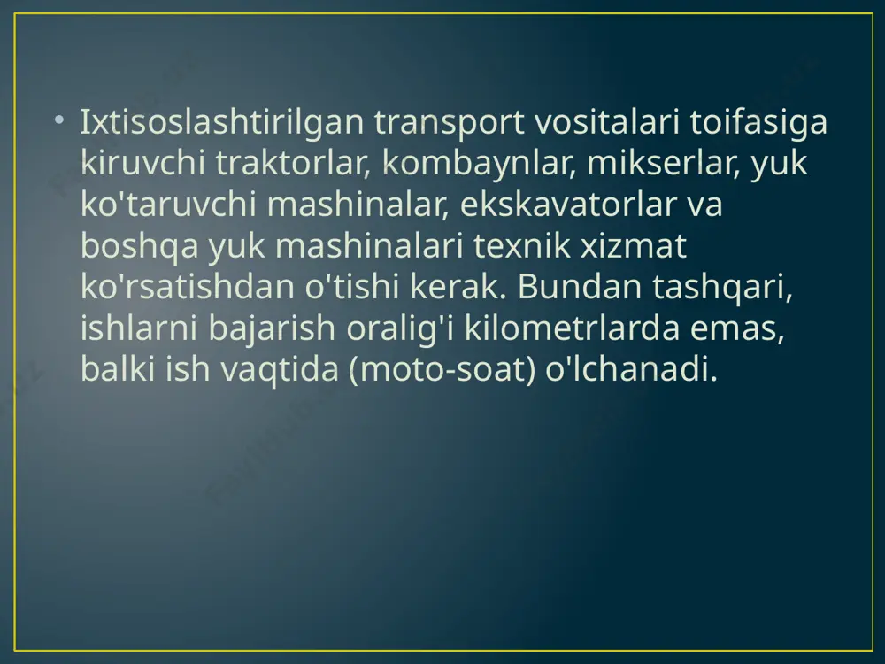 ixtisoslashtirilgan transport vositalari - Page 4