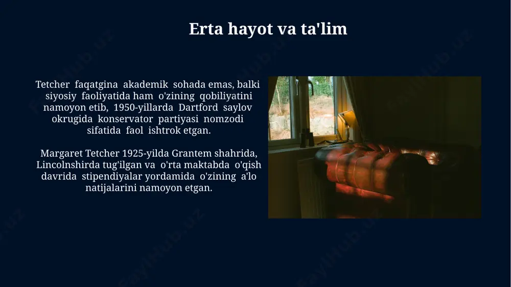 margret tetcherning erta hayoti va siyosiy karyerasi - Page 5