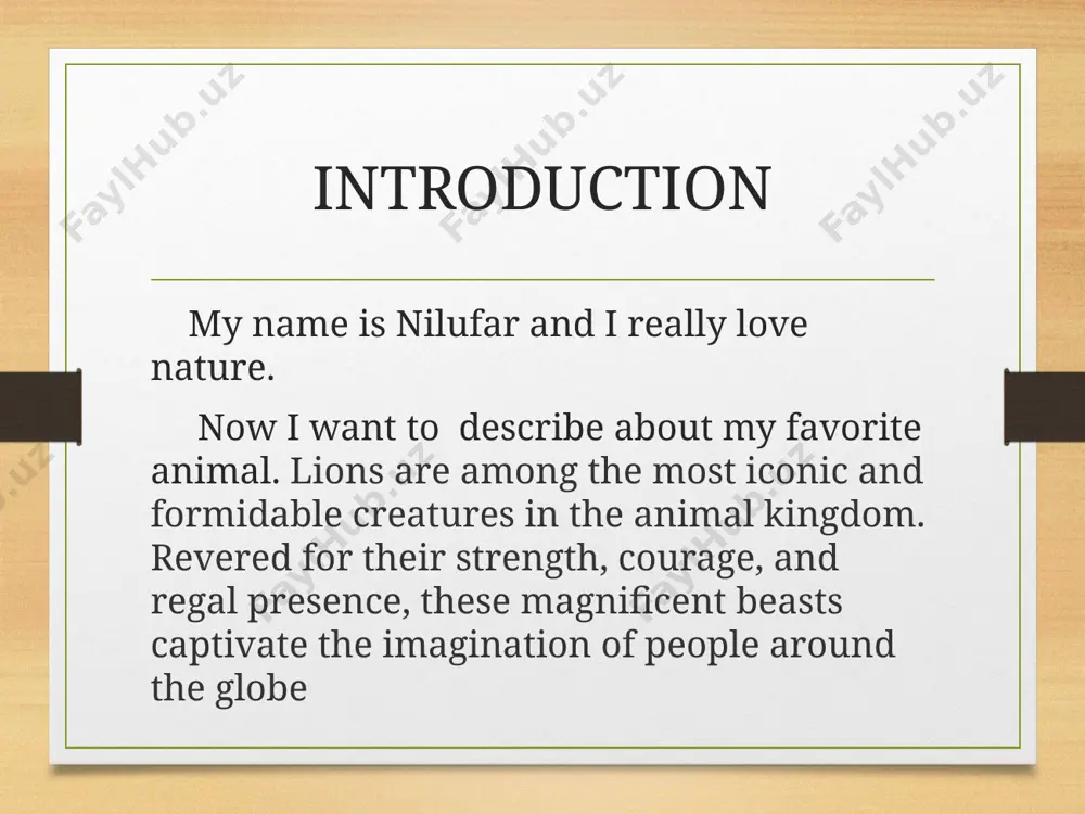 my favorite animal lion - Page 3