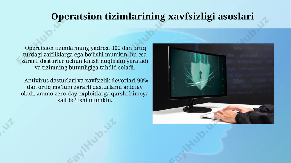 operatsion tizimlar fanidan zararkunanda dasturlar va ot xavfsizligi - Page 5