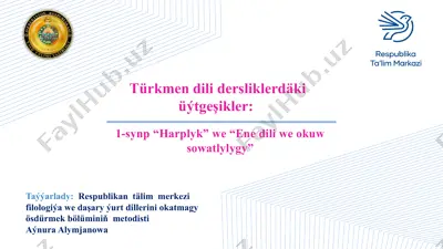 respublika ta'lim markazi — PPTX