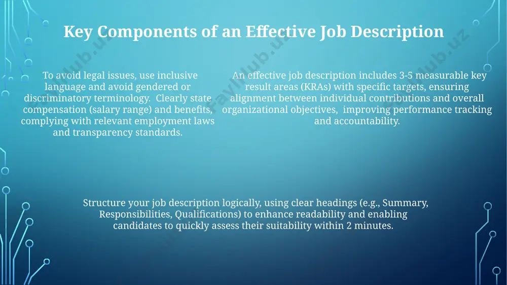 job description writing guide - Page 5