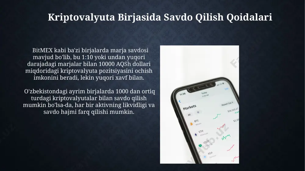 kripto-birjada kripto-aktivlar savdolarini amalga oshirish qoidalari - Page 5