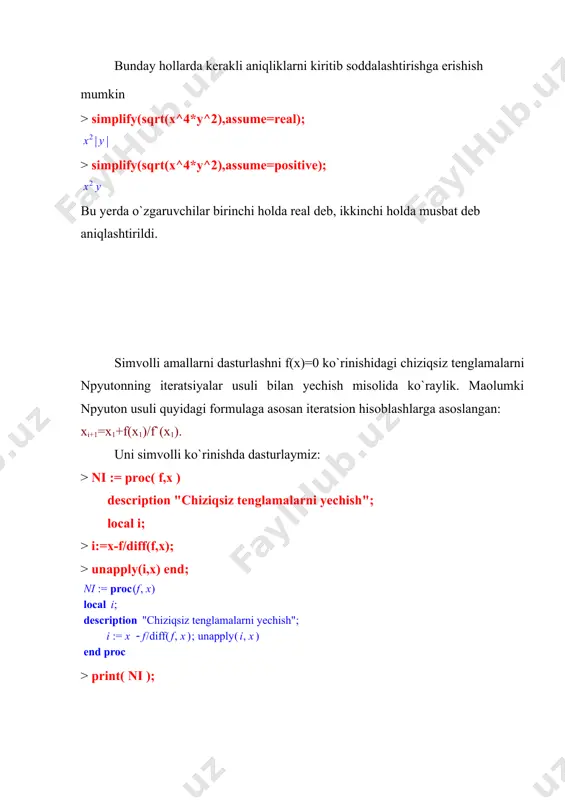 simvolli (analitik) amallar - Page 3