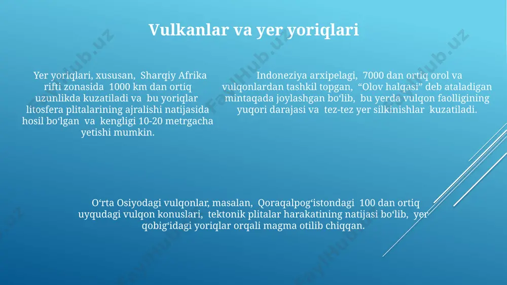 quruqlik yuzasidagi asosiy relyef shakllari - Page 5