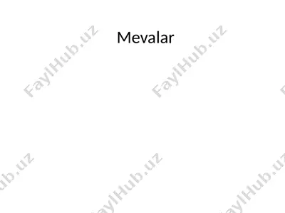 mevalar — PPTX