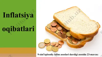 inflatsiya oqibatlari 9-sinf — PPT