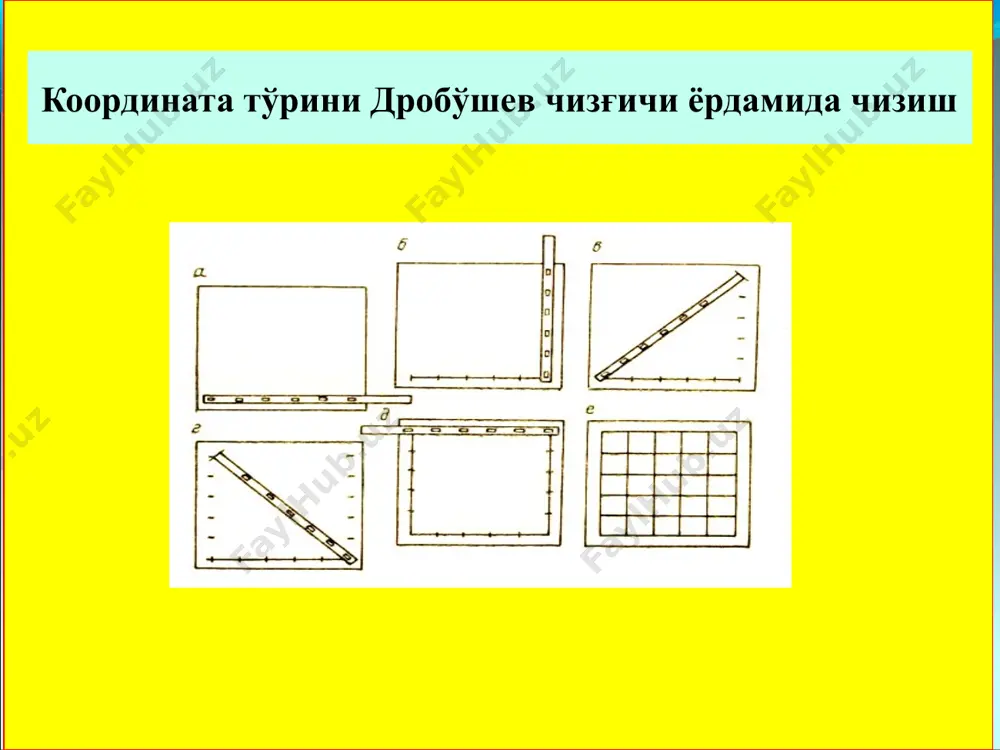 теодолит съёмкаси тафсилотларини планга тушириш - Page 5