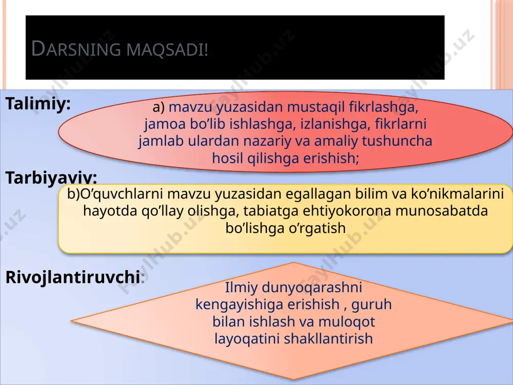 organizmlarning jinssiz ko’payishi dars ishlanmasi - Page 4