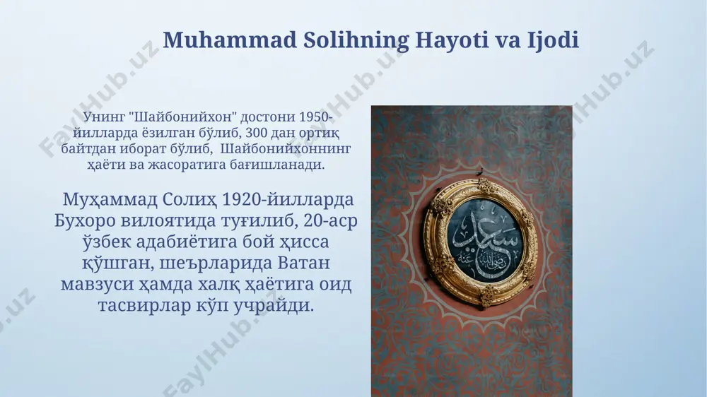 muhammad solihning “shayboniyxon” asari taqdimoti - Page 5