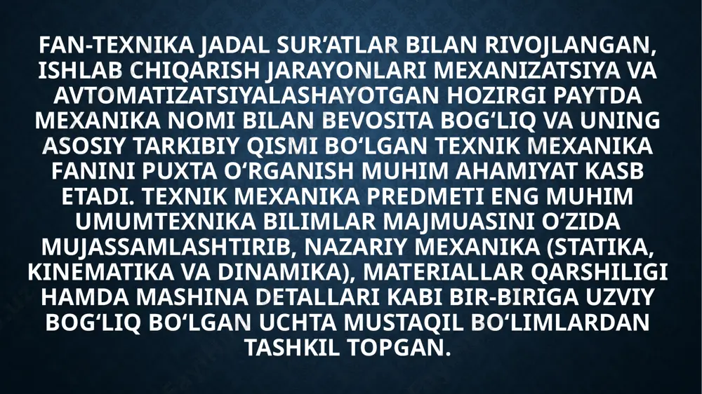 texnik mexanika kirish va statika tushunchalari - Page 4