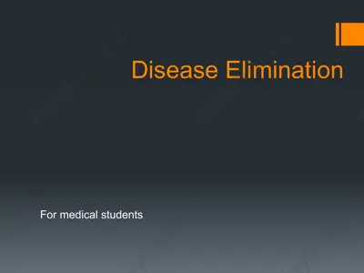 disease elimination — PPTX