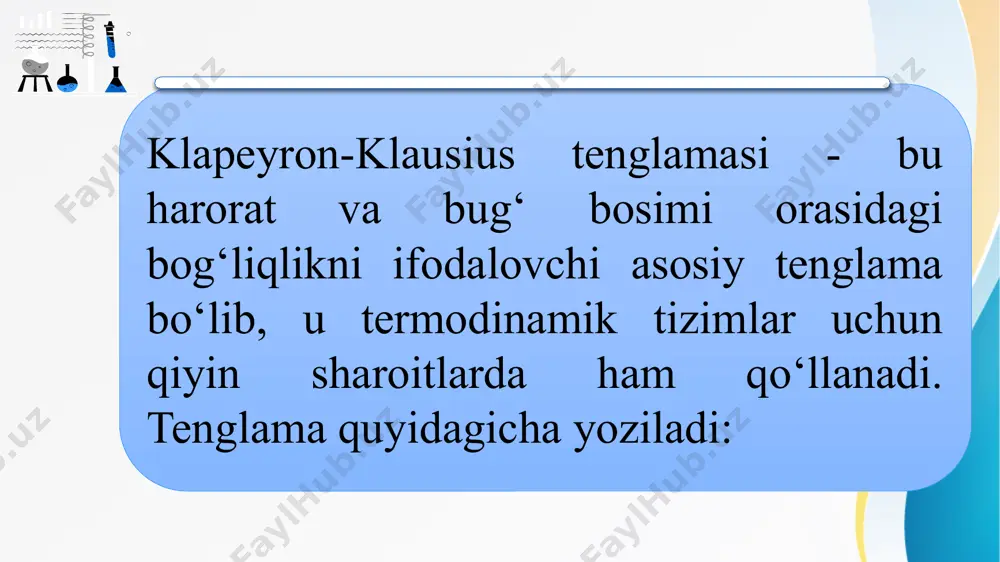 bosimning o‘zgarishi natijasida suyuq jism qattiq yoki gazsimon holatga o‘tishi mumkin. masalan, yuqori bosim ostida suv – muz kristalli holatga o‘tadi yoki aksincha, past bosim ostida gazsimon holatni qabul qiladi. suyuqlik - oʻzi ishgʻol qilib turgan idish hajmini olish xususiyatiga ega boʻlgan modda. materiya agregat holatlaridan biri boʻlib, unda hajm saqlanadi, biroq shakl oʻzgaradi. suyuqlik bir-biri bilan kimyoviy bogʻlangan atom va molekulalardan iborat. yerda eng keng tarqalgan suyuqlik suvdir. suyuqlik gaz kabi oquvchan va idish shaklini oladi. baʼzi suyuqliklar bosimga chidamli, boshqalari esa siqiladi. gazdan farqli oʻlaroq suyuqlik kengayib butun idishni toʻldirmaydi, sobit zichlikni saqlaydi. suyuqlikning farqli xossasi sirt tarangligidir, namlanish hodisasiga sabab boʻladi. suyuqlik zichligi qattiq moddanikiga yaqin, gaznikidan esa ancha yuqori. suyuqlikka quyidagicha ta’rif berish mumkin – tashqi bosim va harorat ta’siri ostida o‘z hajmini o‘zgartirmaydigan va oquvchanlik hususiyatiga ega bo‘lgan fizik jismga suyuqlik deb ataladi. suyuqlikni oquvchanlik xususiyatining mohiya-tini tushunish uchun quyidagi hisoblash sxemasidan foydalanamiz (1.1-rasm). t …