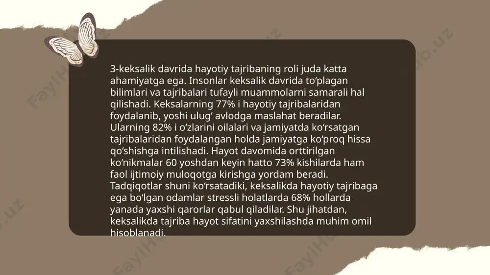 yetuklik va keksalik davrining psixologik xususiyatlari - Page 5
