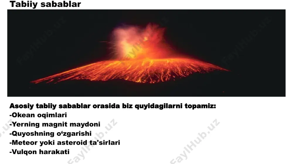 aga chekinishi va natijada yog'ingarchilikning pasayishi qishloq xo'jaligi, iste'mol va energiya ishlab chiqarish uchun mavjud suvning kamayishiga olib kelishi mumkin. mavjud suv tanqisligi bilan oziq-ovqat ekinlarining hosildorligi ham pasayadi va bu oziq-ovqat xavfsizligi muammolariga olib keladi. ko'pgina tropik mintaqalarning yo'q bo'lib ketishi tufayli lotin amerikasi biologik xilma-xillikni sezilarli darajada yo'qotishi mumkin. tuproq namligining pasayishi a sabab bo'lishi kutilmoqda tropik o'rmonlarni sharqiy amazoniyada savannalar bilan asta-sekin almashtirish. karib dengizida joylashgan yana bir yo'qolib ketish xavfi ostida bo'lgan ekotizim - bu ko'plab jonli dengiz resurslari joylashgan mercan riflari. dengiz sathining ko'tarilishi pasttekis mintaqalarda, ayniqsa karib dengizida toshqin xavfini oshiradi. orol dengizining yuz km dan koʻproq ichkariga chekinishi natijasida kemalar quruq qum ustida qolib ketdi. 20 asr oʻrtalarida orol boʻyida umurtqali hayvonlarning 178 turi, oʻsimliklarning 1200 turi aniqlangan. amudaryo qirgʻoqlaridan yiliga 1 mln dan ortiq ondatra moʻynasi tayyorlangan. oʻtgan asrning 90-yillarga kelib, moʻyna tayyorlash butunlay barham topdi. tuproqning kuchli shoʻrlanishi oqibatida qishloq xoʻjalik …