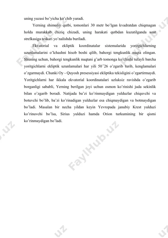 yer o’qining presession va nutasion harakatlari - Page 5