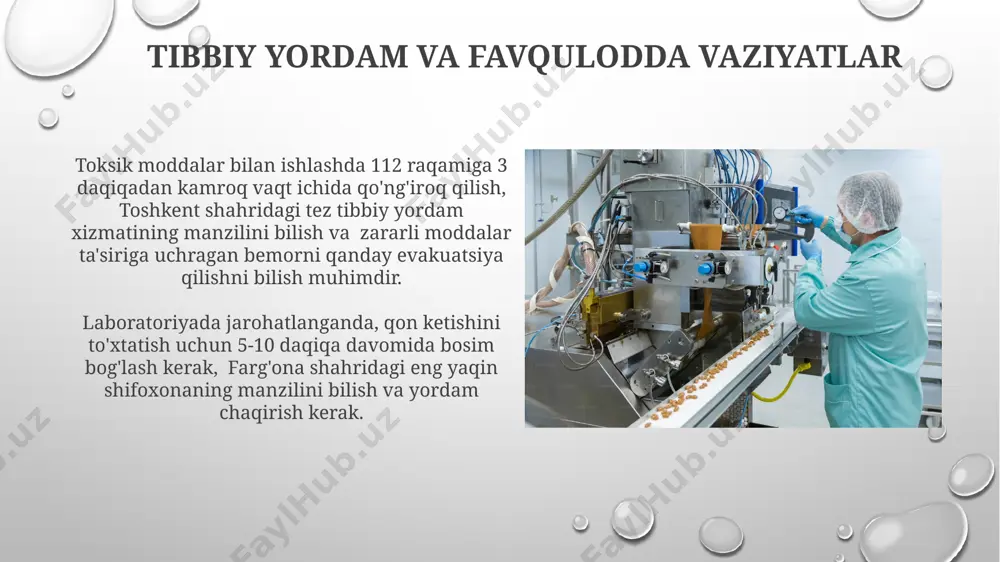 laboratoriyada ish xavfsizligi - Page 5