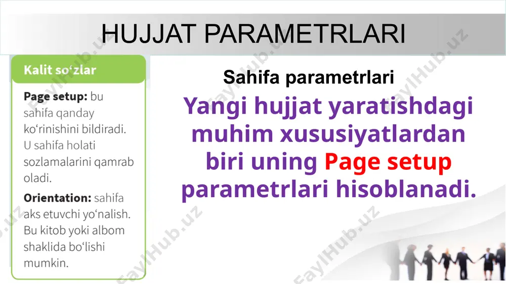 sahifani formatlash buyruqlaridan foydalanish. print preview buyrug‘idan foydalanish - Page 3